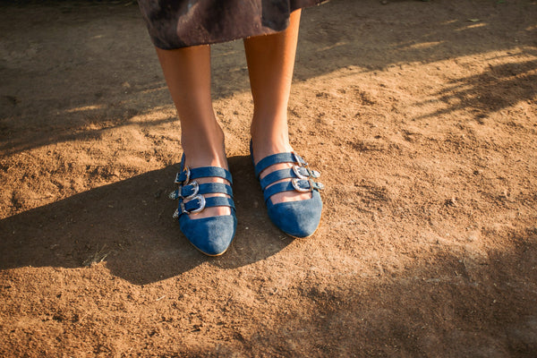 SEVILLE Ballerinas Navy